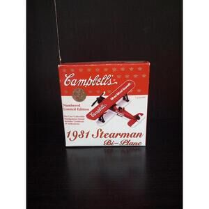 1998 Campbell's 1931 Stearman Bi-Plane GEARBOX Limited Edition #03562 ~ Trl8#167